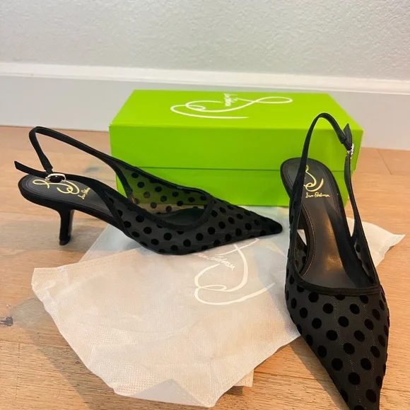 NWT Sam Edelman Bianka Slingback Mesh Pointed Toe Pump - Picture 5 of 6